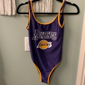 Lakers bodysuit costume